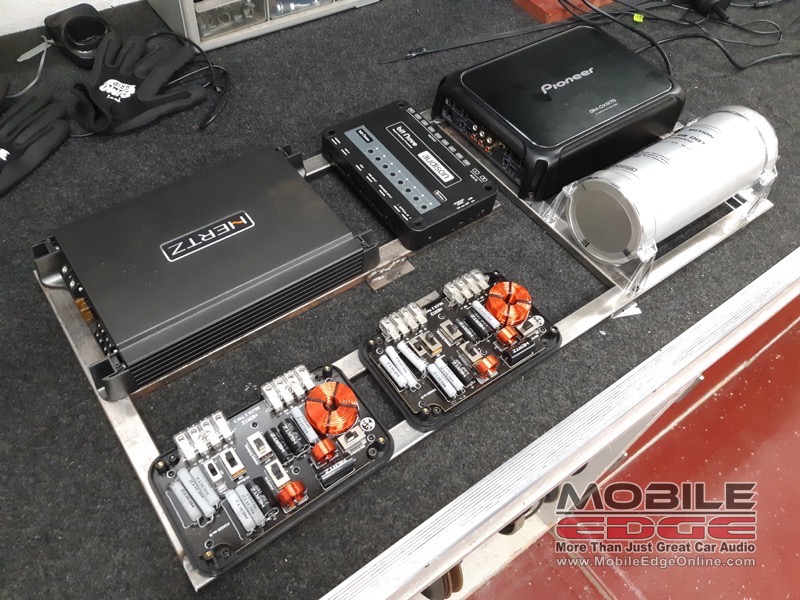 car audio amp rack