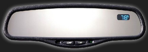 Auto Dimming Mirror with compass and temp