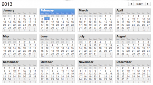 Calendar