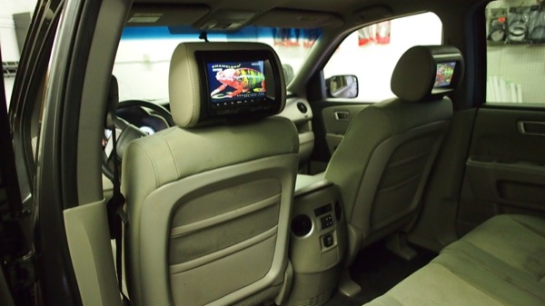 Honda headrest video