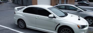 2014 Mitsubishi Evo Tint For Jim Thorpe Client