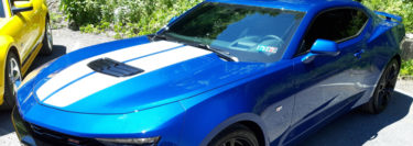 Beautiful Blue 2019 Chevrolet Camaro Gets 3M Color Stable Window Tint