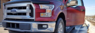 Power Running Boards Added to Allentown 2016 Ford F-150