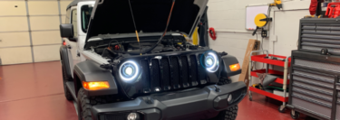 Palmerton Client Gets Upgraded Headlights for 2021 Jeep Wrangler