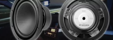 Product Spotlight: Sony XS-W124GS and XS-W104GS Car Audio Subwoofers