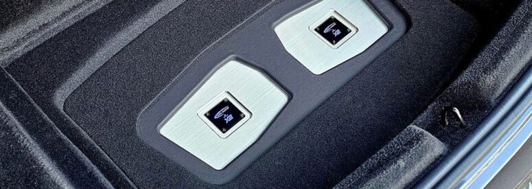 A trunk audio instillation