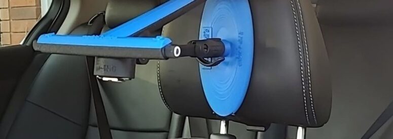 The inside of a car
